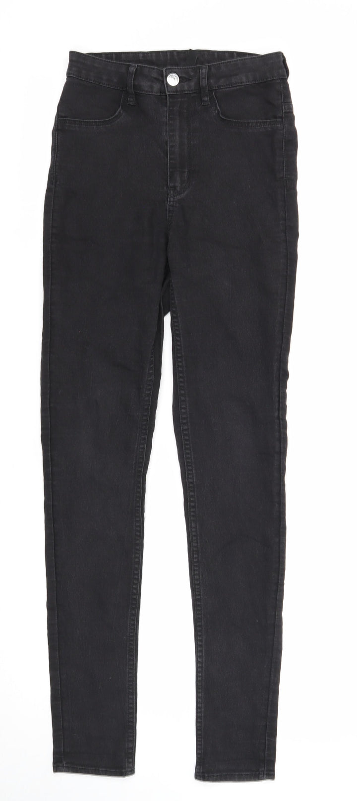 Divided Womens Black Cotton Skinny Jeans Size 8 Regular Zip