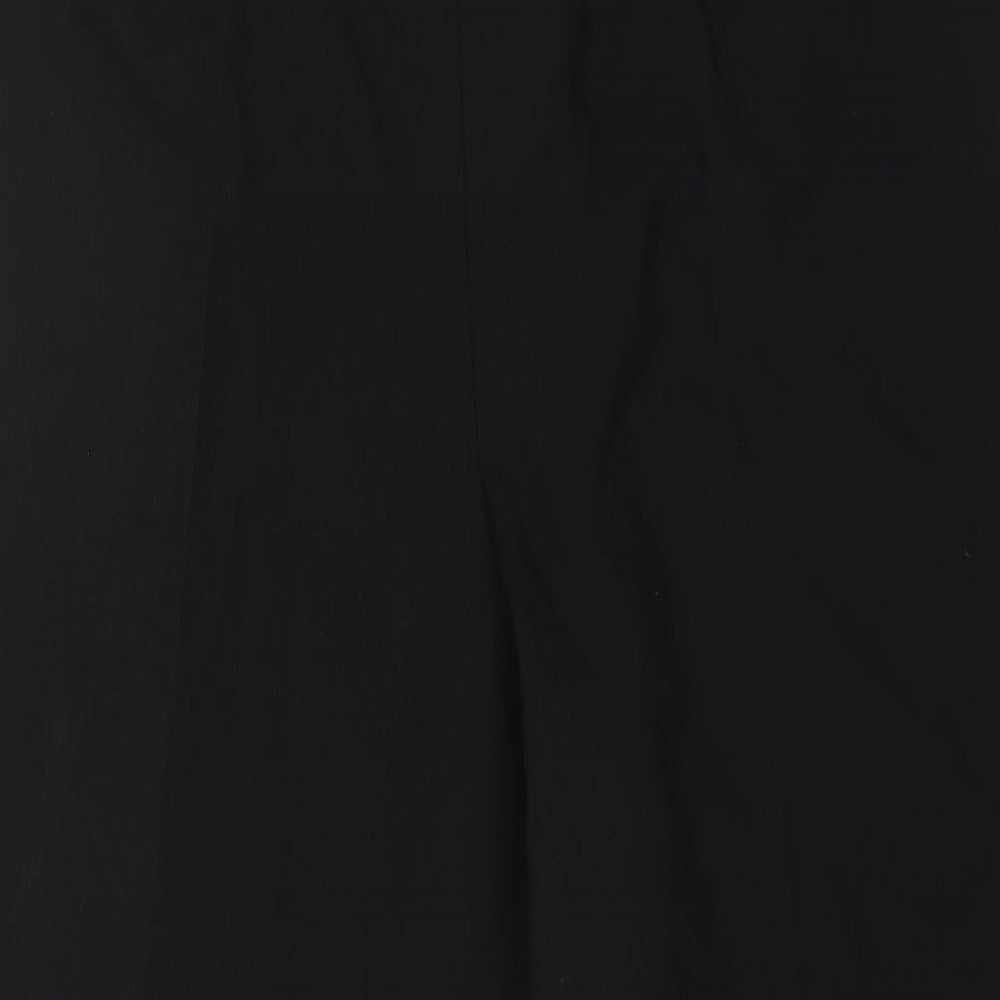 Bonmarché Womens Black Polyester Trousers Size 18 L23 in Regular