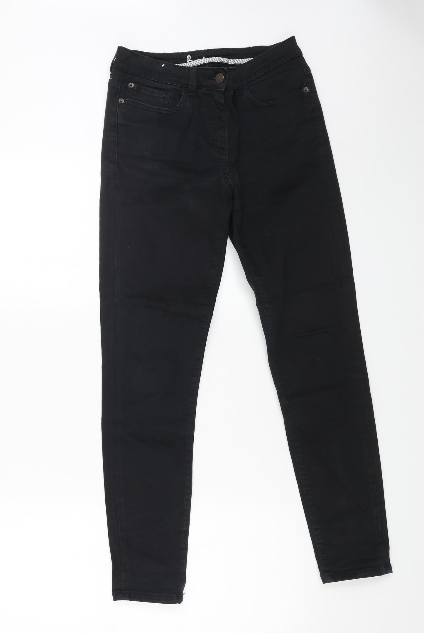 Boden Womens Black Cotton Skinny Jeans Size 26 in L26 in Regular Button