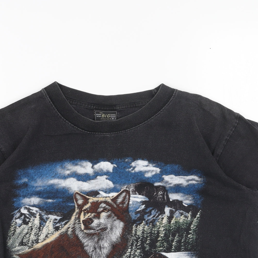 Mr big Mens Multicoloured Cotton T-Shirt Size M Round Neck