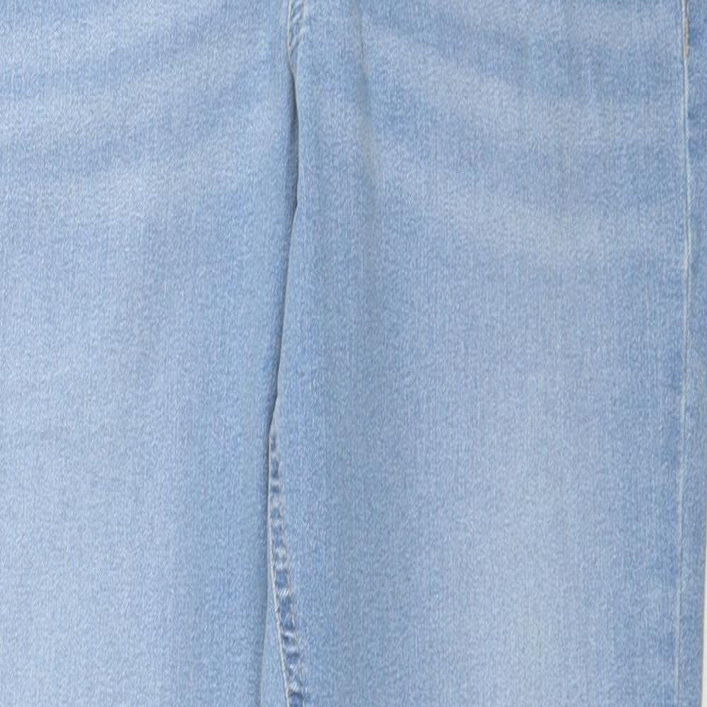 Marks and Spencer Womens Blue Cotton Jegging Jeans Size 12 Regular