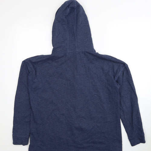 NEXT Womens Blue Cotton Full Zip Hoodie Size 16 Zip
