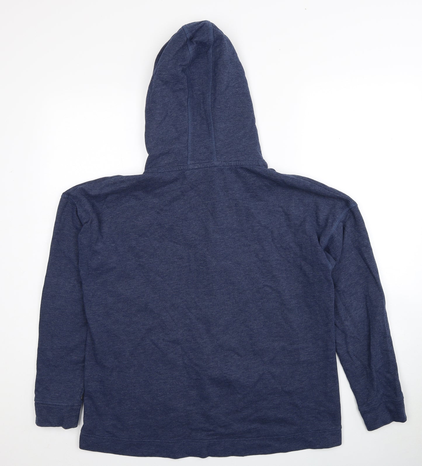 NEXT Womens Blue Cotton Full Zip Hoodie Size 16 Zip