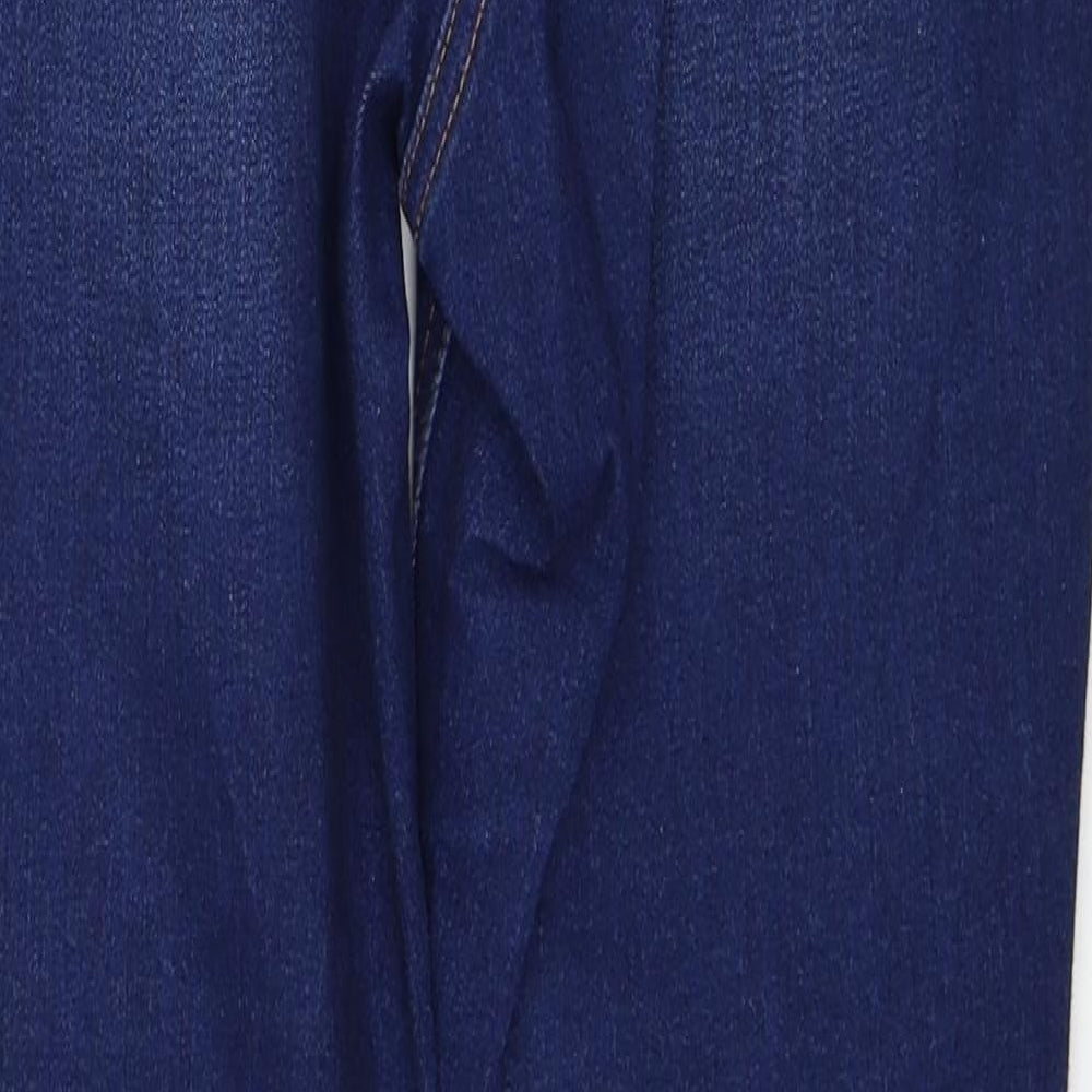 Denim Womens Blue Cotton Skinny Jeans Size 14 Regular Zip