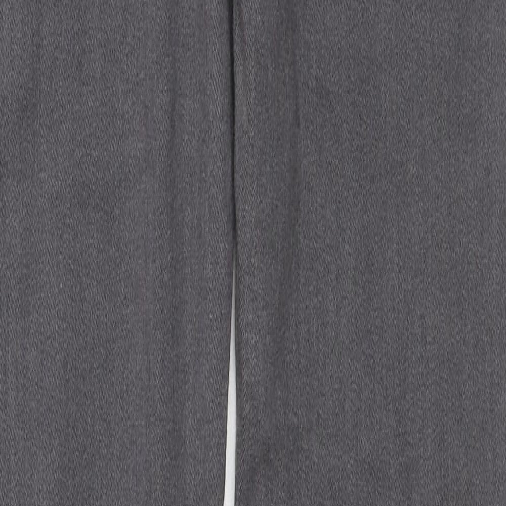 Boohoo Womens Grey Cotton Skinny Jeans Size 14 Regular Zip