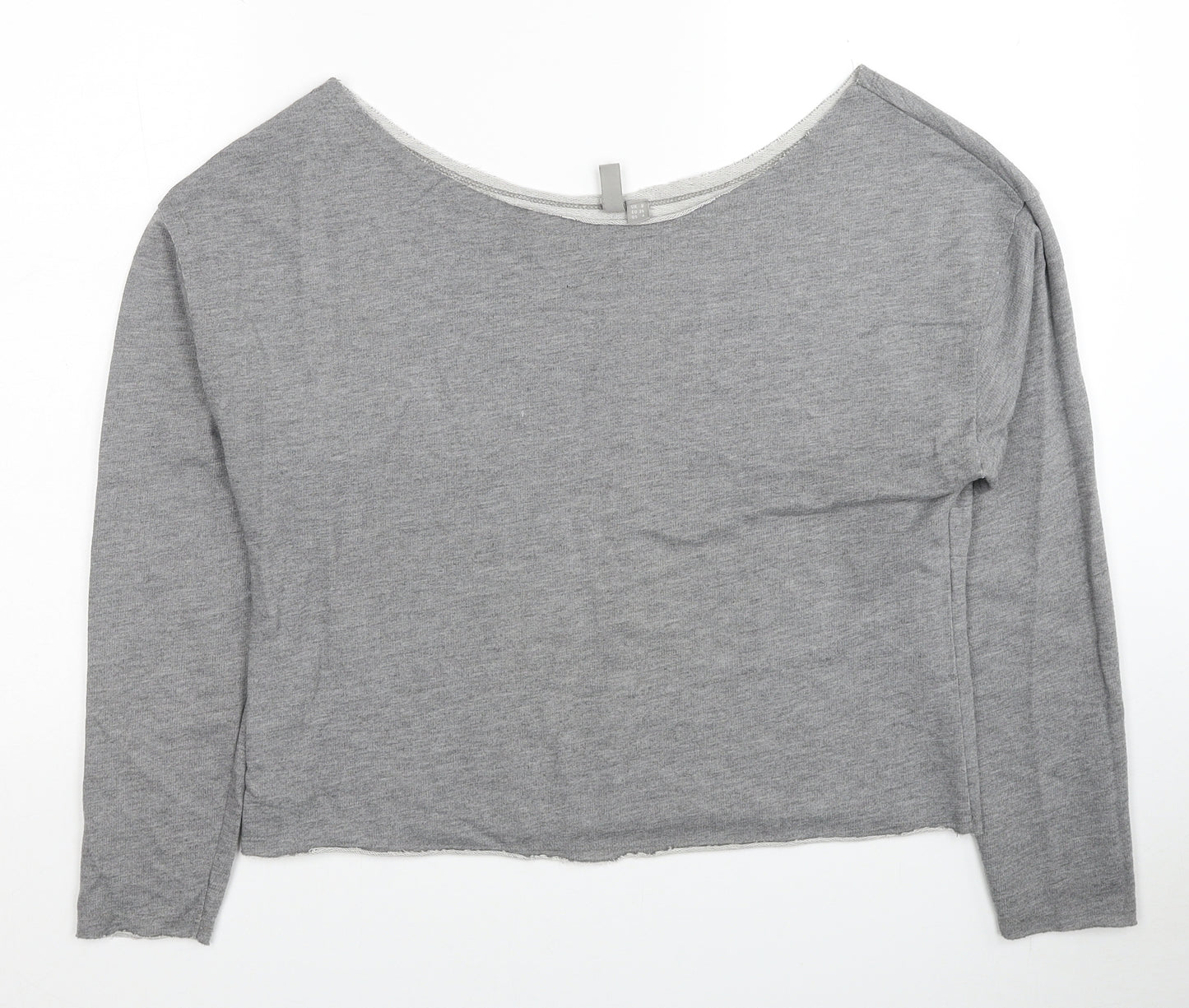 ASOS Womens Grey Cotton Pullover Sweatshirt Size 8 Pullover