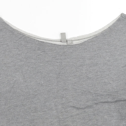 ASOS Womens Grey Cotton Pullover Sweatshirt Size 8 Pullover