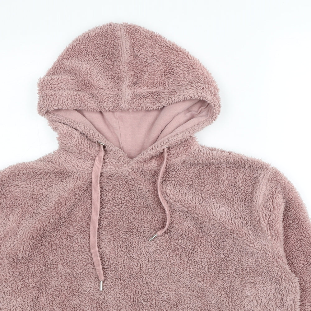 Primark Womens Pink Polyester Pullover Hoodie Size 10 Pullover - Size 10-12