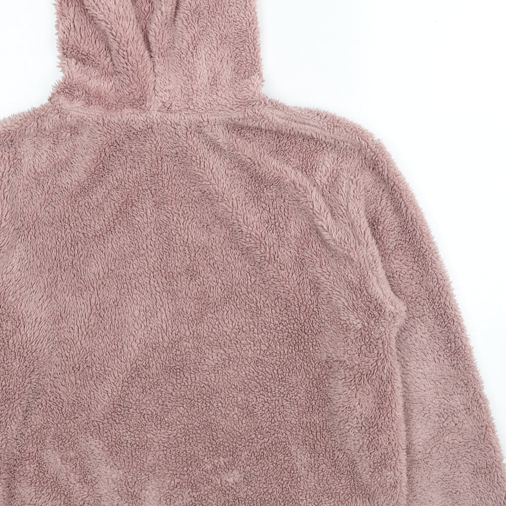 Primark Womens Pink Polyester Pullover Hoodie Size 10 Pullover - Size 10-12