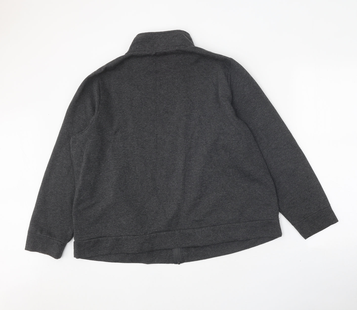Bon Marche Mens Grey Jacket Size L Zip