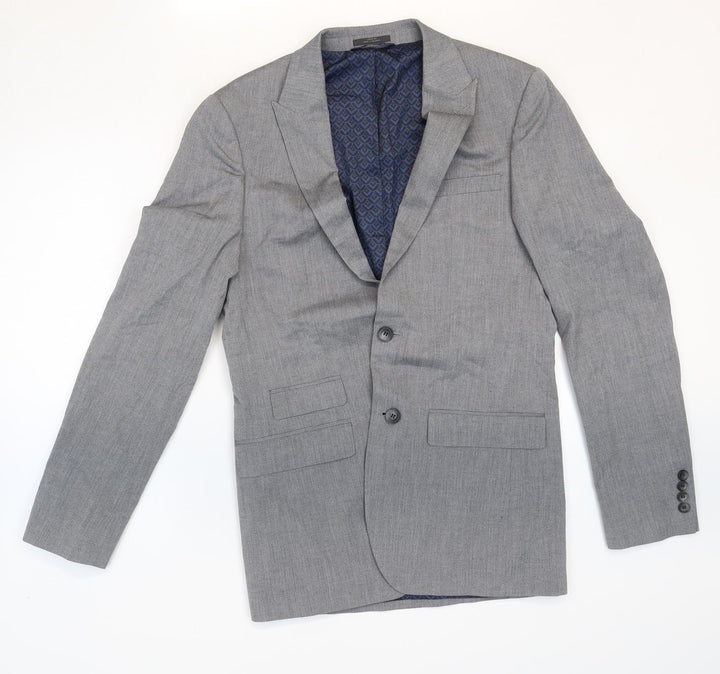 Marks and Spencer Mens Green Polyester Jacket Blazer Size 36