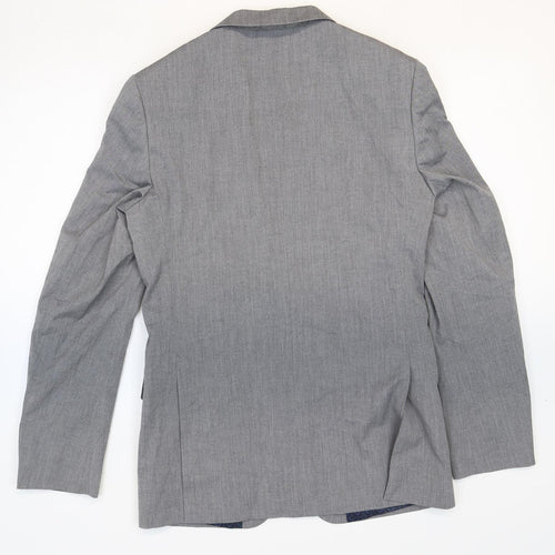 Marks and Spencer Mens Green Polyester Jacket Blazer Size 36