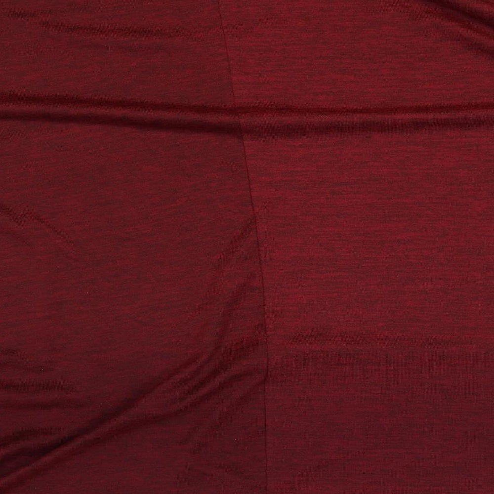 Yours Womens Red Polyester Basic T-Shirt Size 26 Round Neck - Size:26/28