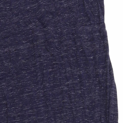 NEXT Womens Blue Viscose Maxi Size 16 Round Neck Pullover