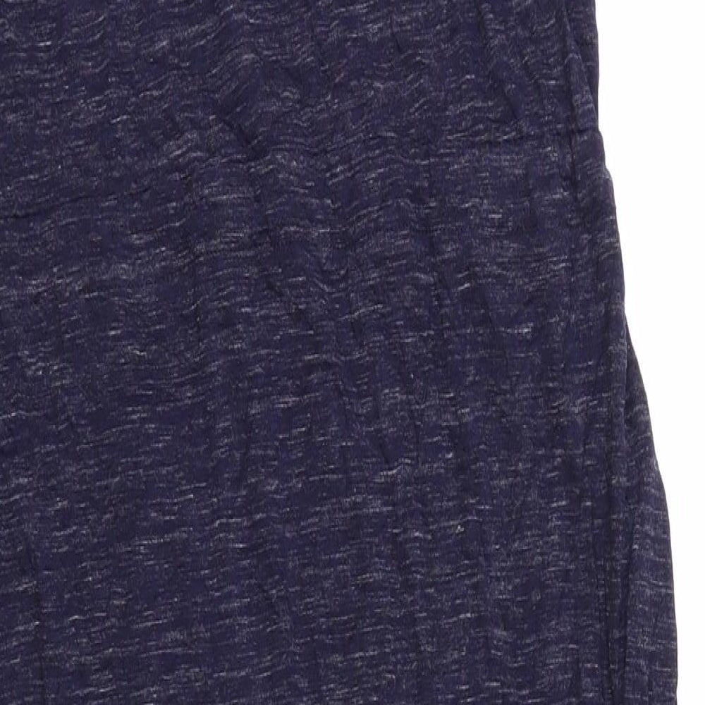 NEXT Womens Blue Viscose Maxi Size 16 Round Neck Pullover
