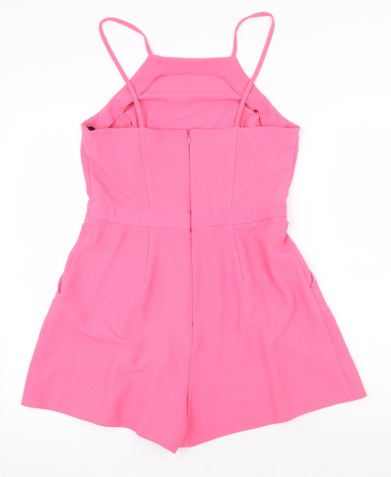 Atmosphere Womens Pink Polyester Playsuit One-Piece Size 14 Zip