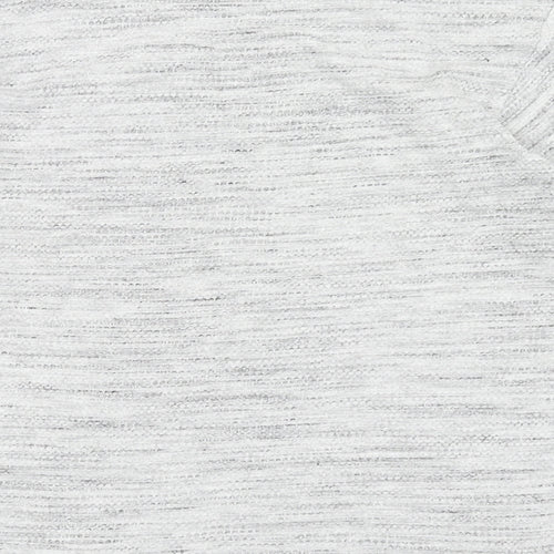 Matalan Boys Grey Cotton Basic T-Shirt Size 9 Years Round Neck Pullover