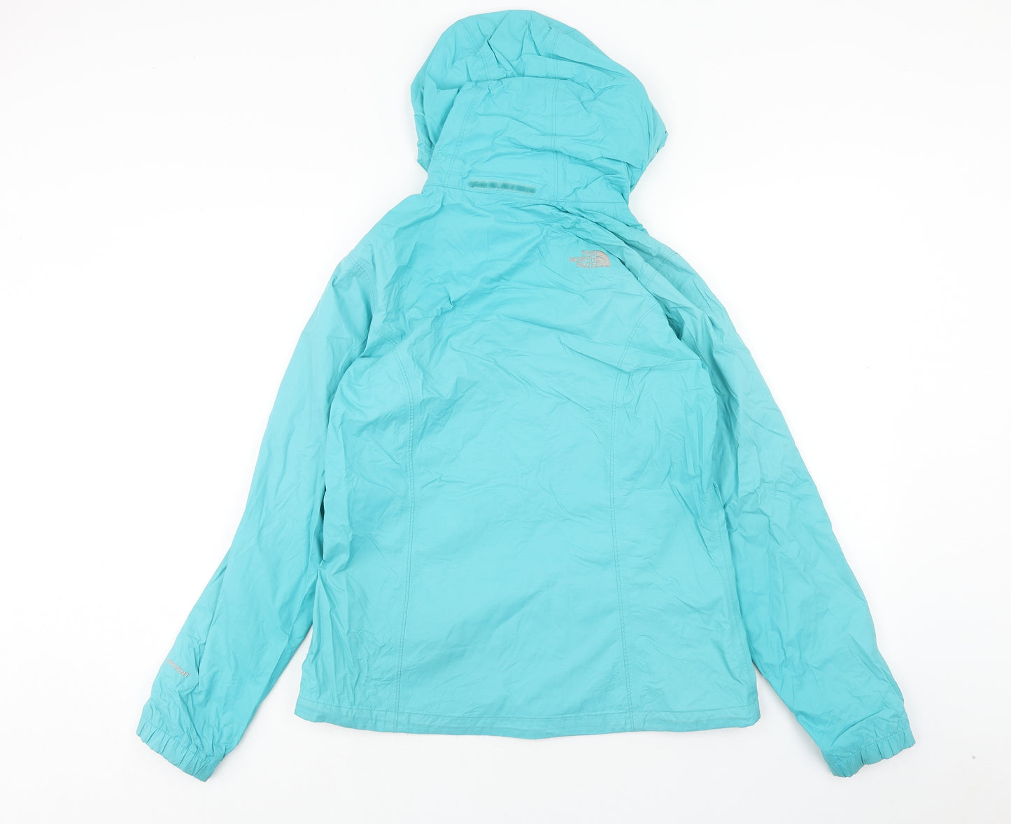 The North Face Womens Blue Windbreaker Jacket Size M Zip