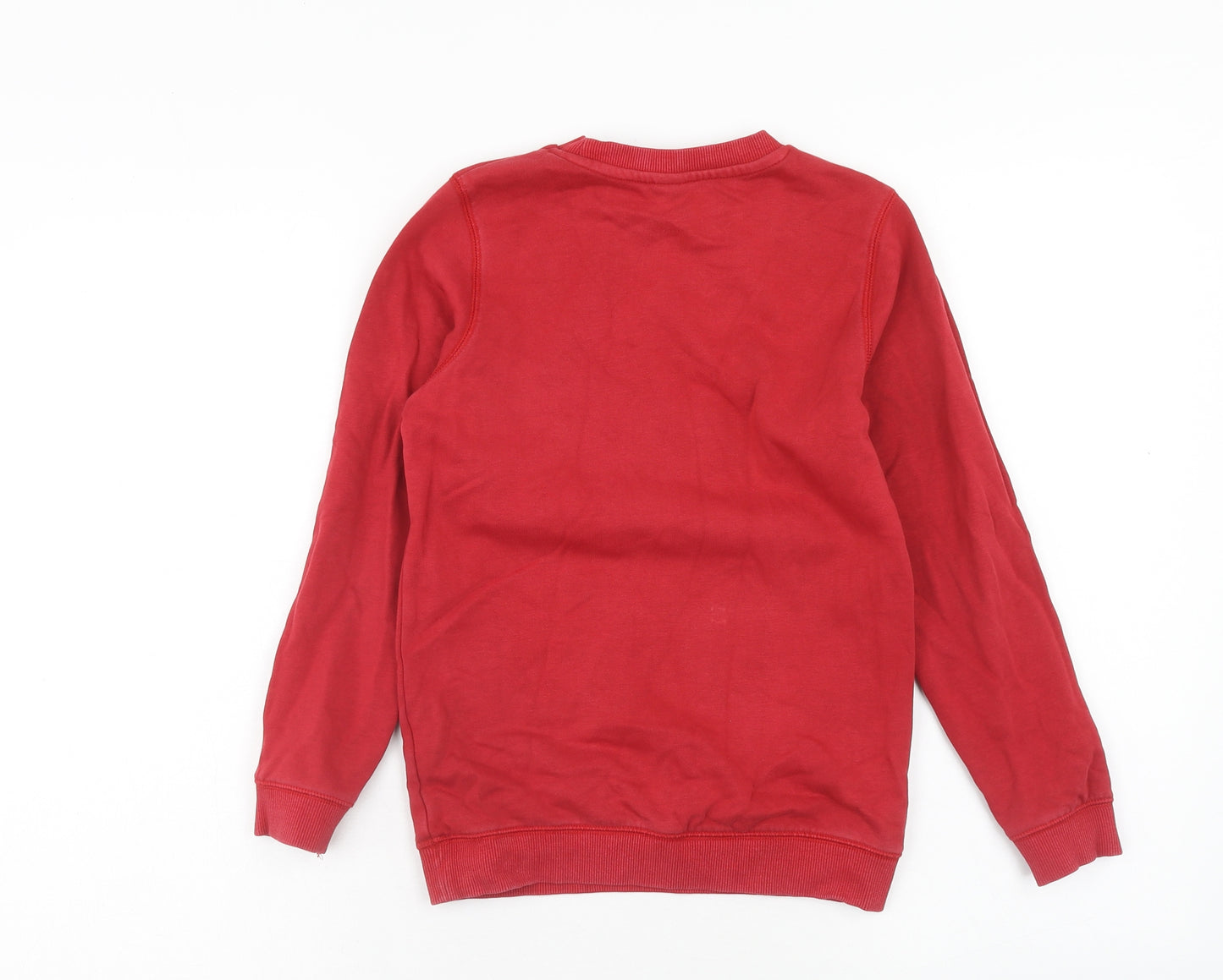 TU Boys Red Cotton Pullover Sweatshirt Size 10 Years Pullover