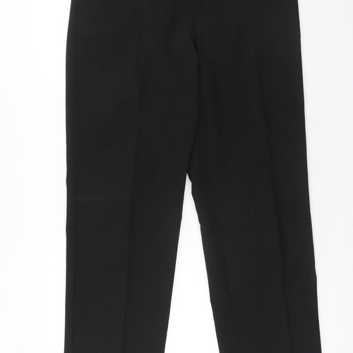 Debenhams Mens Grey Polyester Dress Pants Trousers Size 34 in L33 in Regular Hook & Eye - Long Length