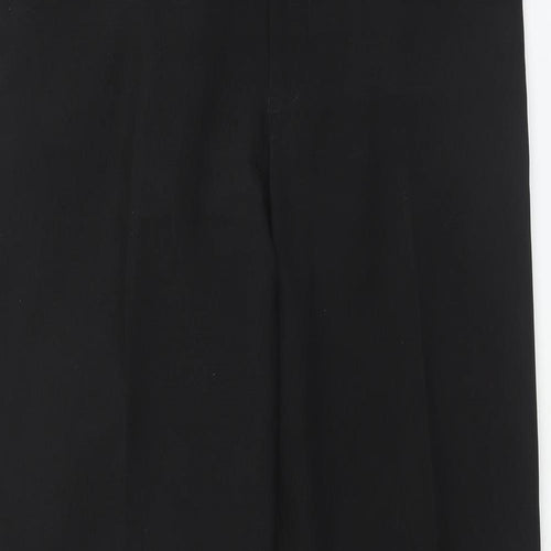 Debenhams Mens Grey Polyester Dress Pants Trousers Size 34 in L33 in Regular Hook & Eye - Long Length