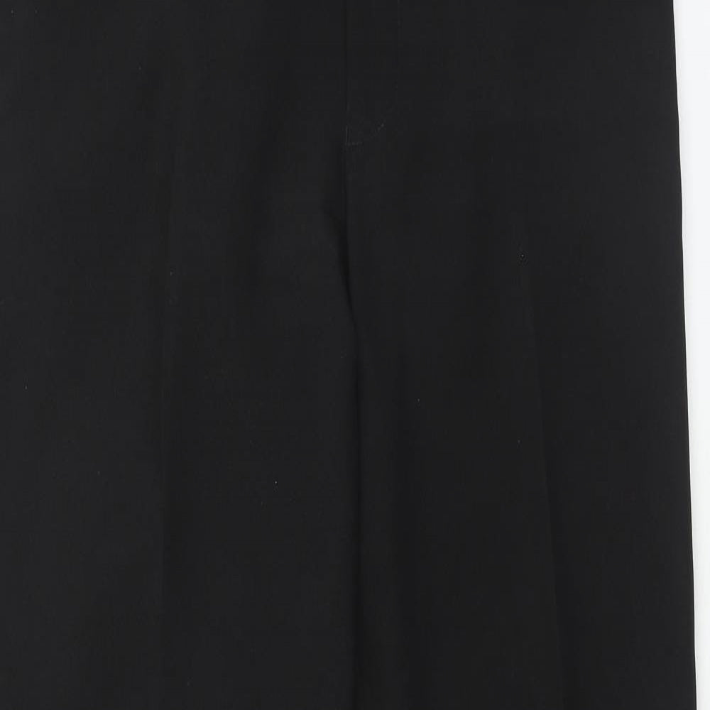Debenhams Mens Grey Polyester Dress Pants Trousers Size 34 in L33 in Regular Hook & Eye - Long Length
