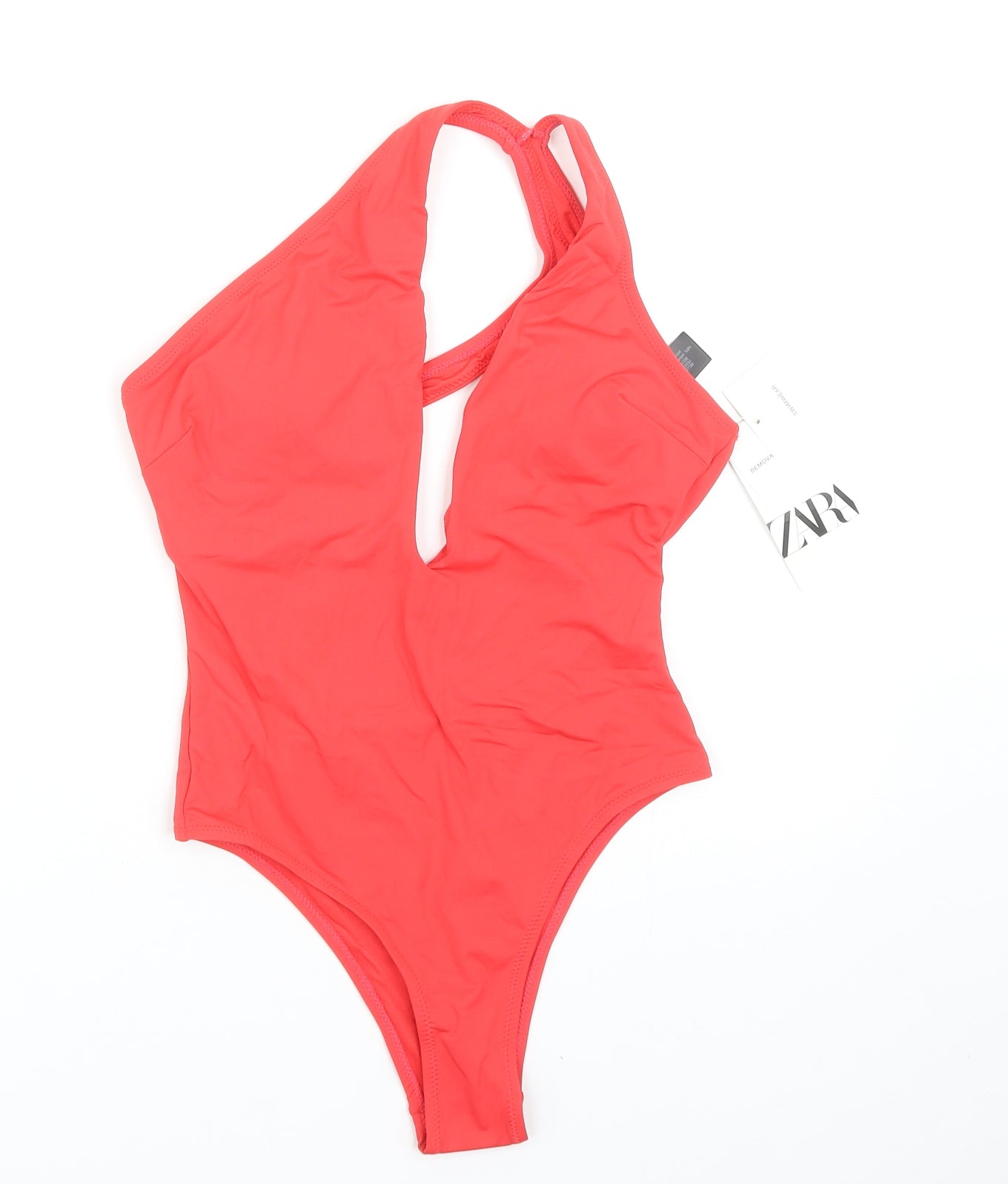 Zara Womens Red Polyester One Piece Size S