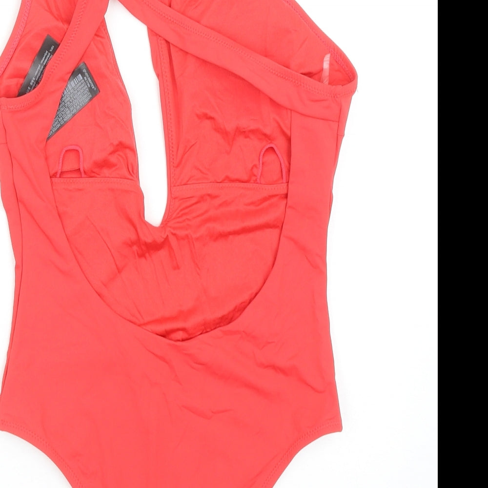 Zara Womens Red Polyester One Piece Size S
