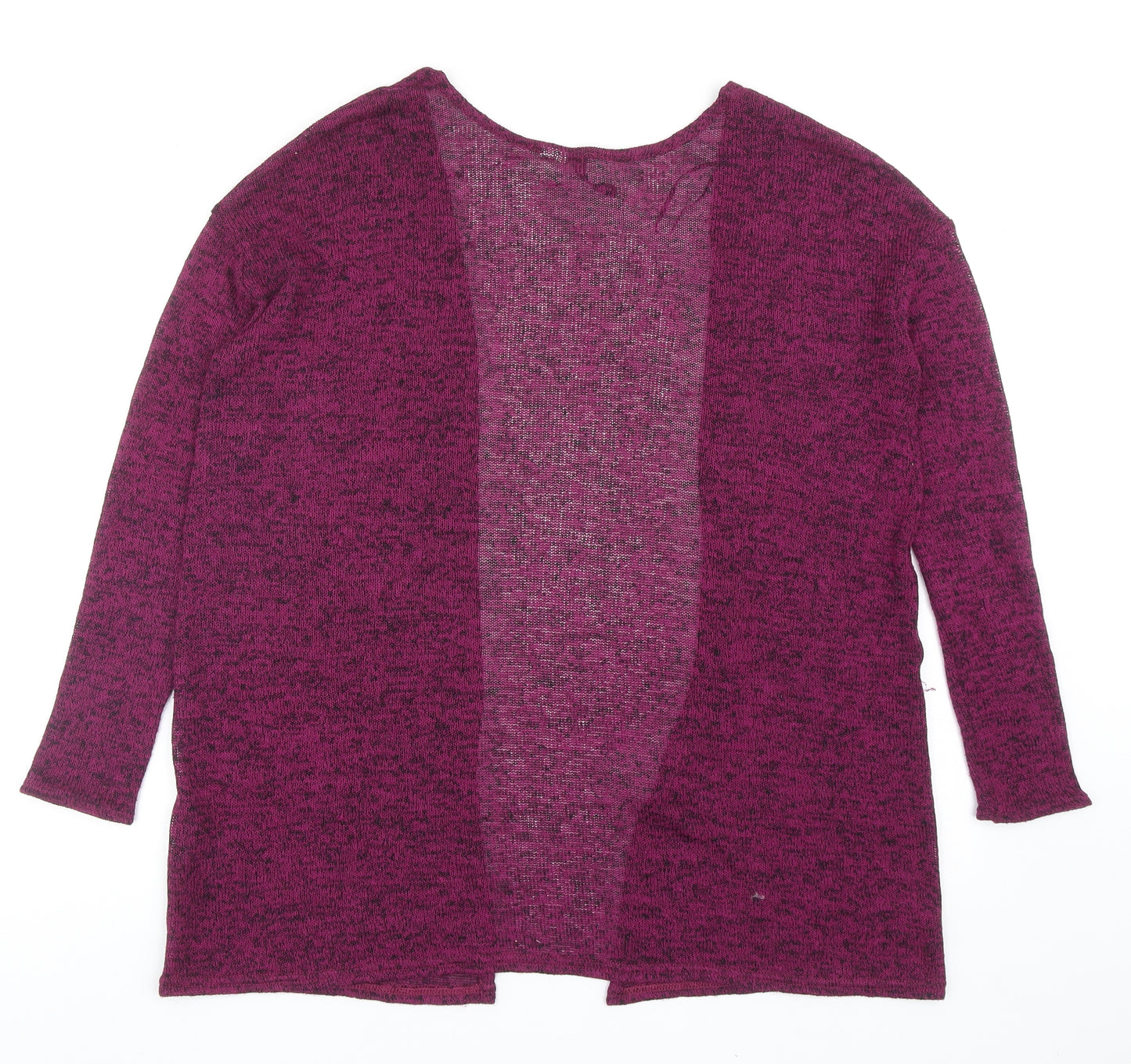 Divided Womens Purple V-Neck Viscose Cardigan Jumper Size XS