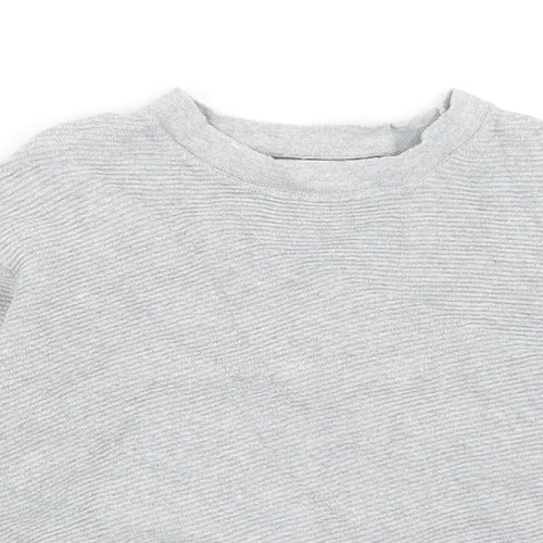 Zara Boys Grey Cotton Pullover Sweatshirt Size 6 Years Pullover