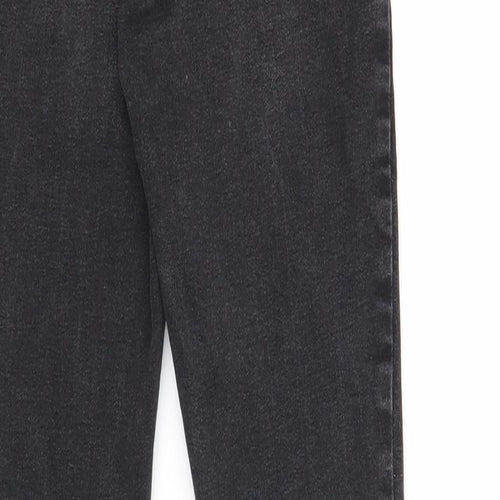 Denim & Co. Womens Black Cotton Skinny Jeans Size 6 Regular Zip