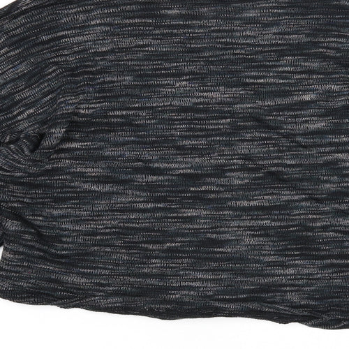 Apricot Womens Black Round Neck Cotton Pullover Jumper Size 12