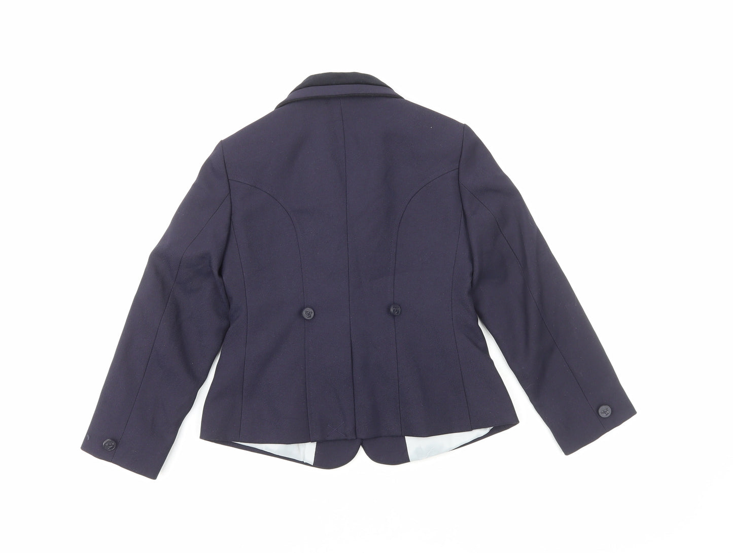 Shires Girls Blue Jacket Size 5 Years Button