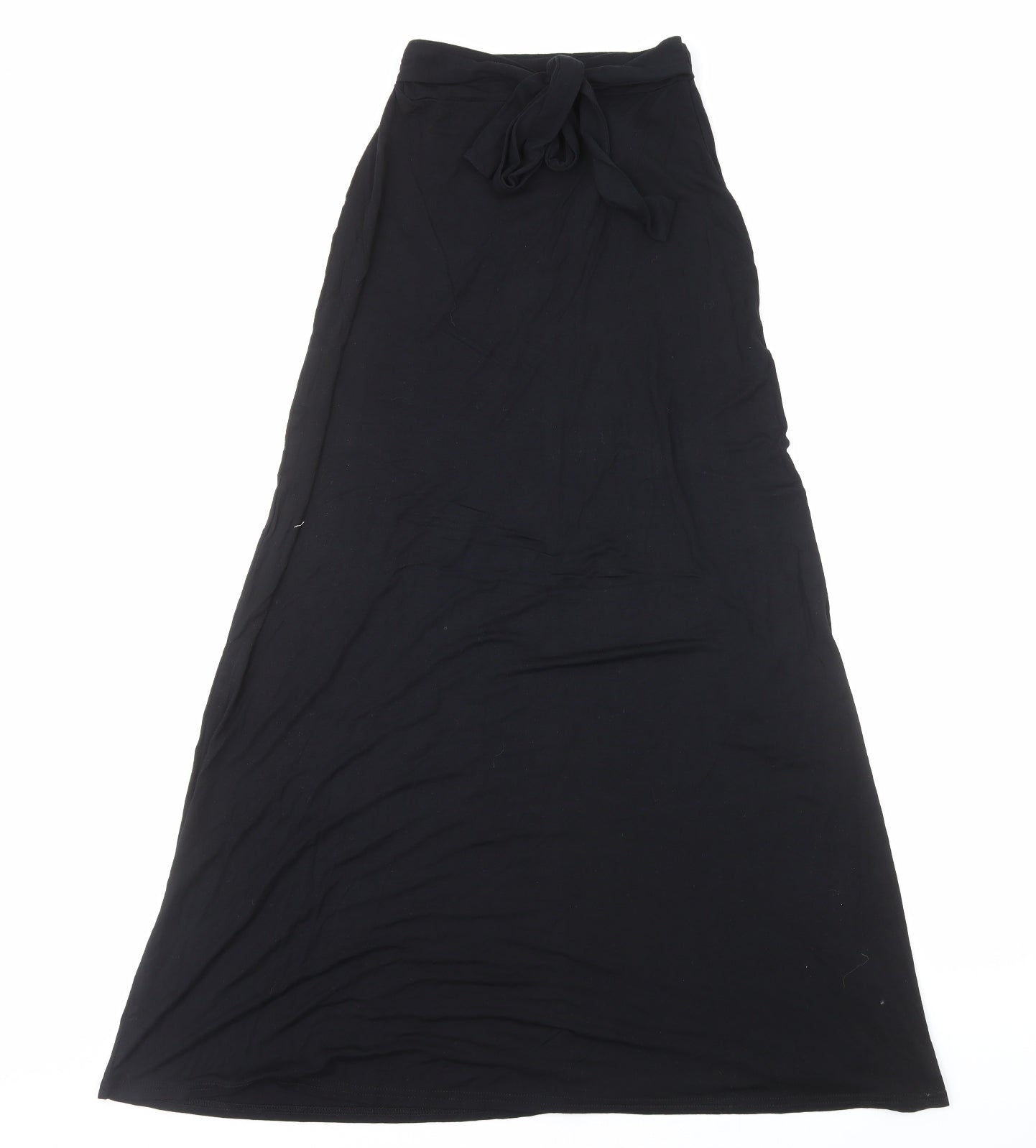 Boohoo Womens Black Viscose Maxi Skirt Size 4