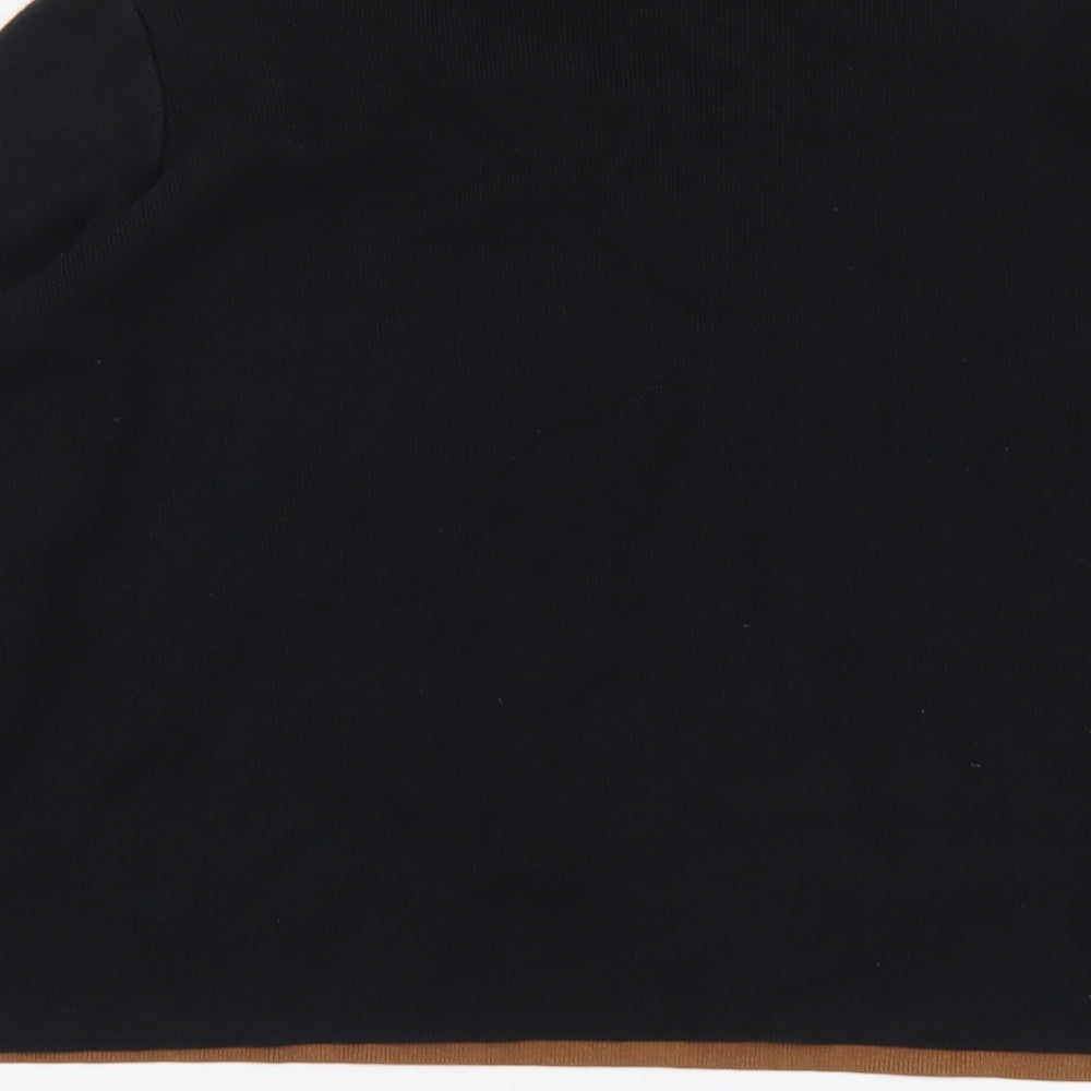 Wallis Womens Multicoloured Mock Neck Cotton Pullover Jumper Size 14 - Colour Block