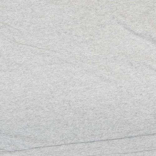 Marks and Spencer Womens Grey Round Neck Cotton Pullover Jumper Size 24