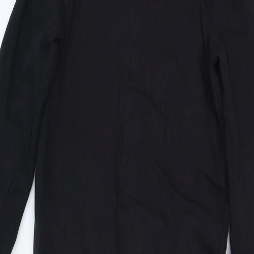 John Lewis Boys Black Geometric Cotton One Piece Size 9 Years Zip