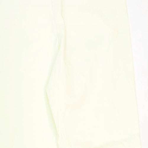Krazy Larry Womens White Nylon Trousers Size 8 Regular