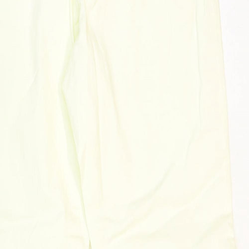 Krazy Larry Womens White Nylon Trousers Size 8 Regular