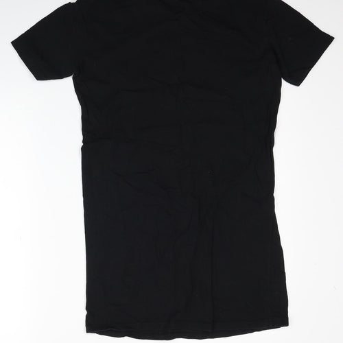 Atmosphere Womens Black Cotton Basic T-Shirt Size 8 Round Neck - Brooklyn New York