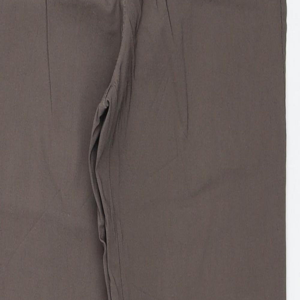 James Lakeland Womens Brown Viscose Jegging Trousers Size 14 Regular