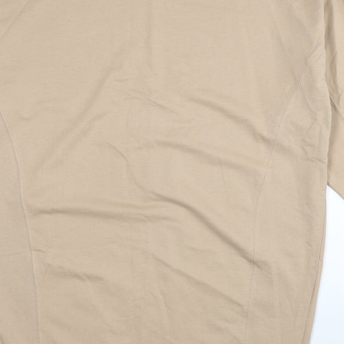 ASOS Womens Beige Cotton Pullover Sweatshirt Size 12 Pullover