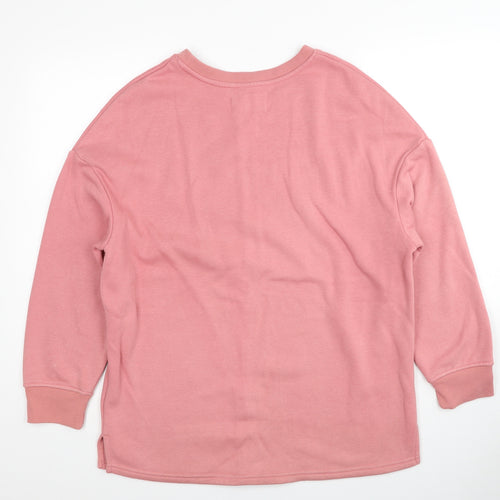 F&F Womens Pink Polyester Pullover Sweatshirt Size 8 Pullover