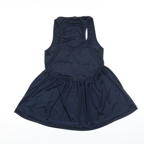 French Connection Womens Blue Viscose Basic Tank Size XS Scoop Neck - Peplum