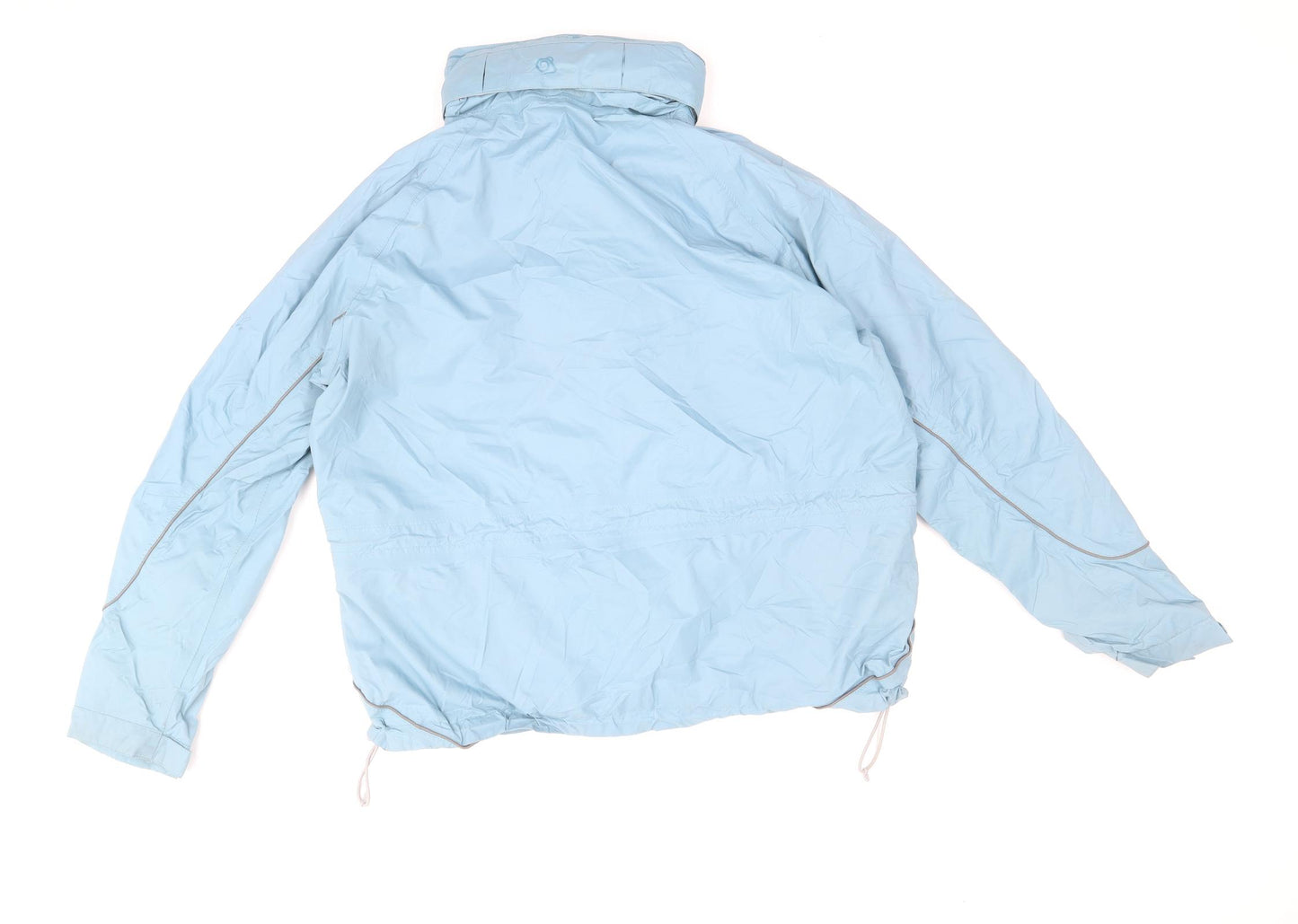 Craghoppers Womens Blue Jacket Size 18 Zip - Hood in Collar
