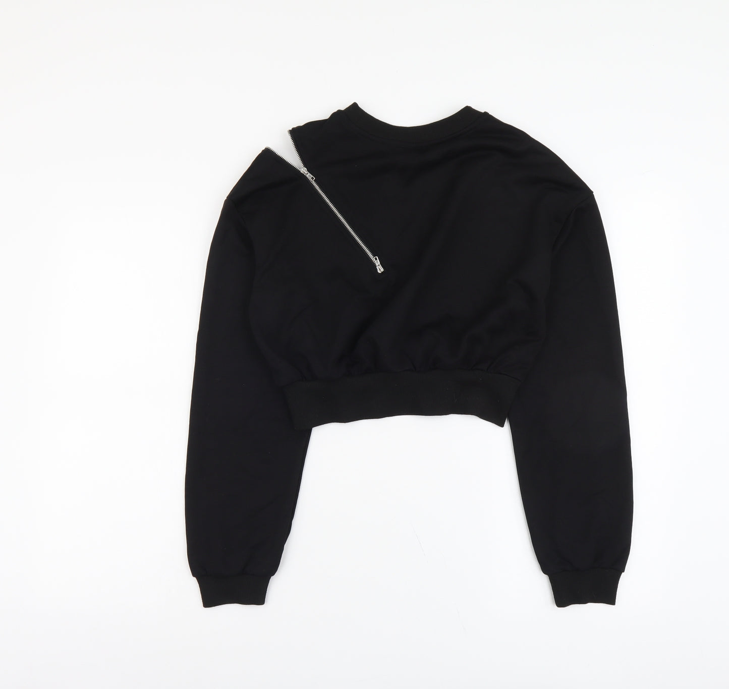 Cider Womens Black Polyester Pullover Sweatshirt Size XS Pullover