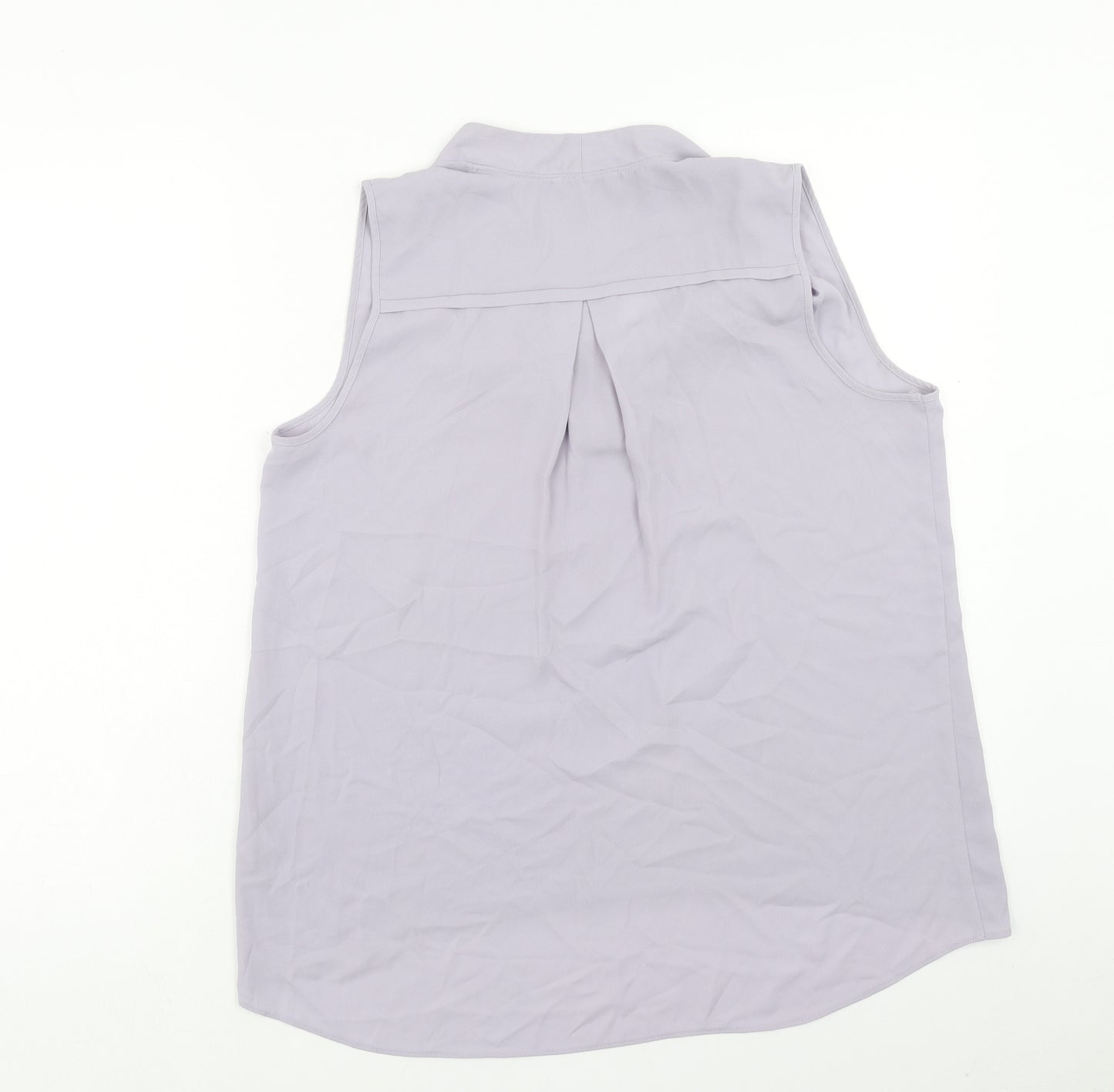 Papaya Womens Purple Polyester Basic Tank Size 12 V-Neck