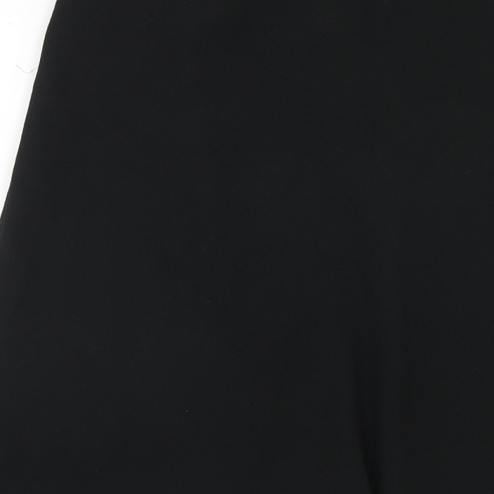 Marks and Spencer Womens Black Polyester Swing Skirt Size 16