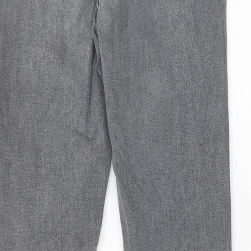 Topshop Womens Grey Cotton Skinny Jeans Size 26 in L32 in Regular Zip