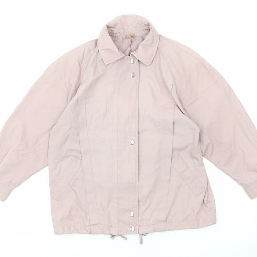 Preworn Womens Pink Jacket Size L Zip